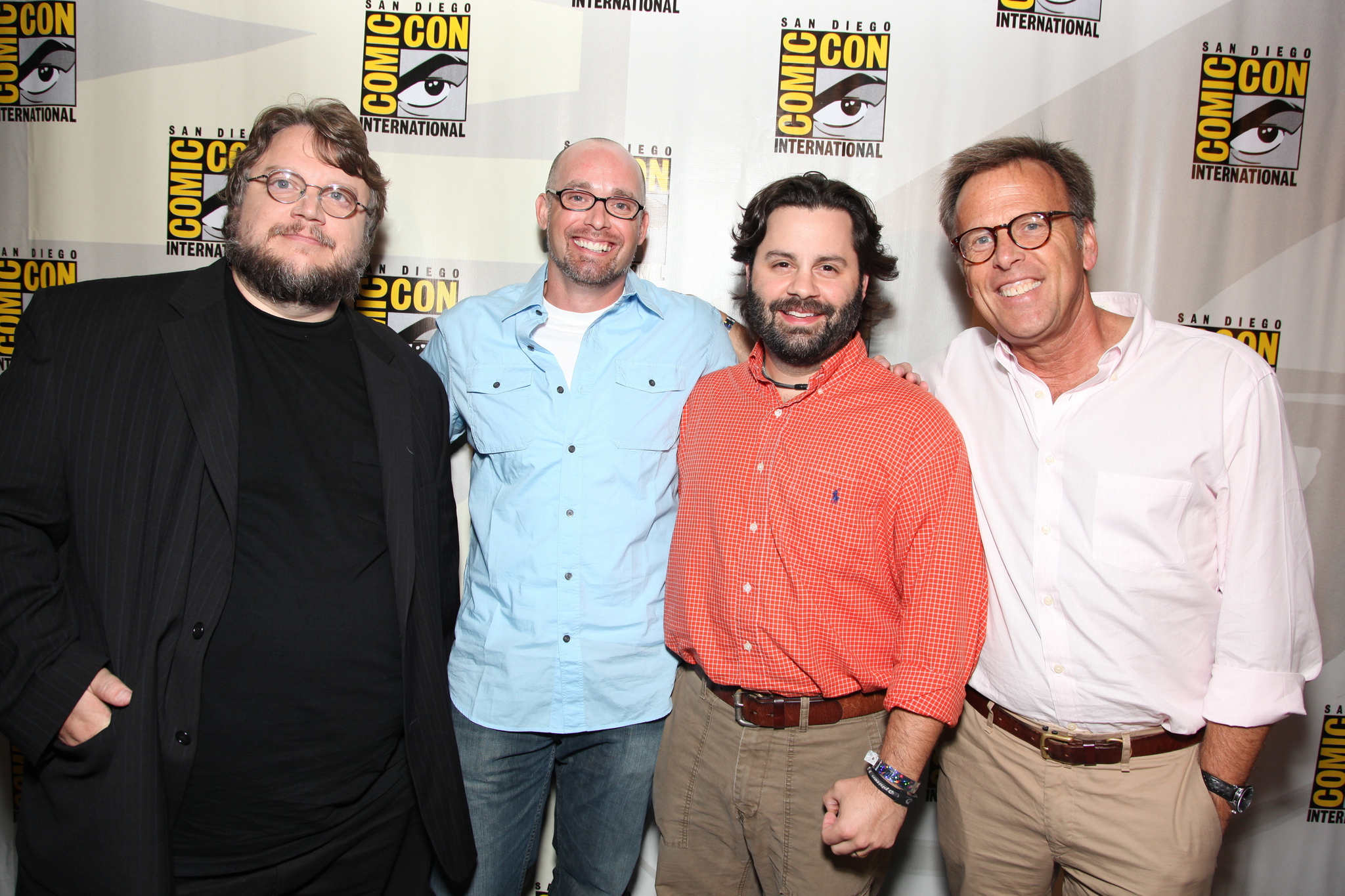 Mark Johnson, Guillermo del Toro, Nick Nunziata and Troy Nixey at event of Nebijok tamsos (2010)