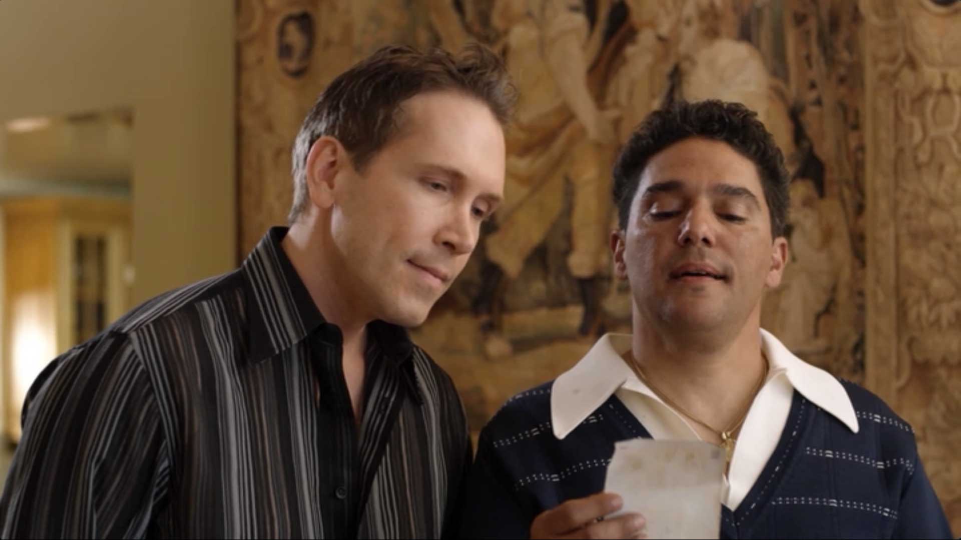 Dwight Tuner as Theophelies and Nick Turturro as Giani in Lance Kawas's The Deported (2009)