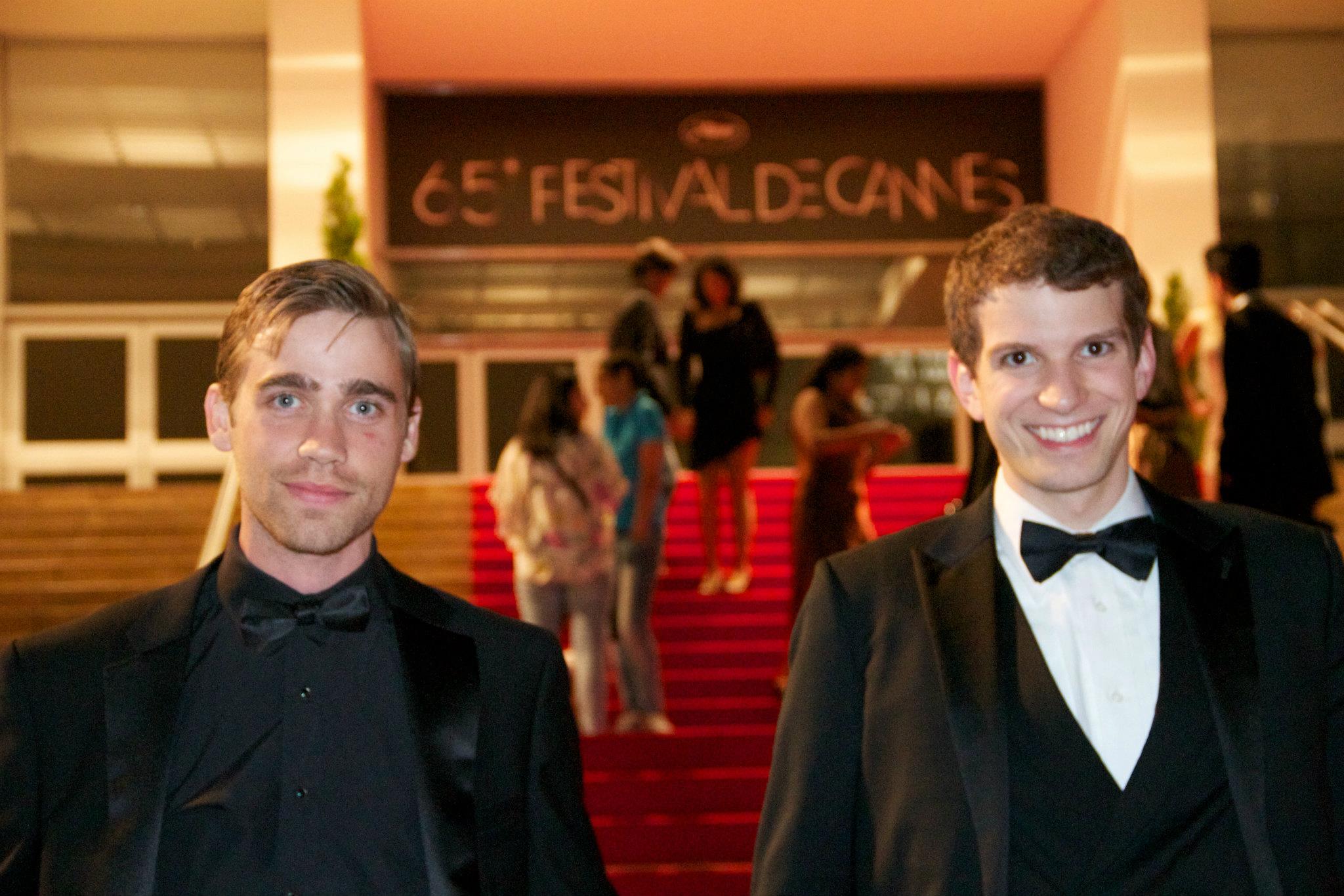 Jacob DeMonte-Finn and Jared White at Festival De Cannes 2012