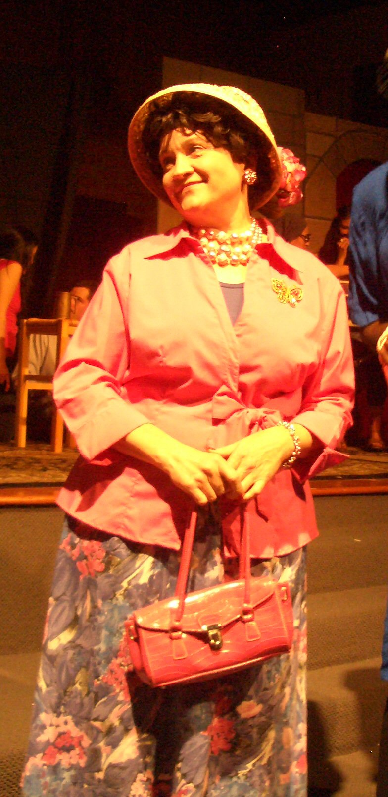 as Harriet in the stage play Next Stop Broadway, in Pasadena, California 2009