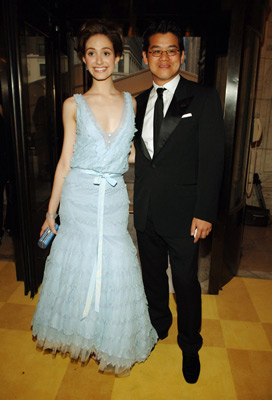 Emmy Rossum and Peter Som