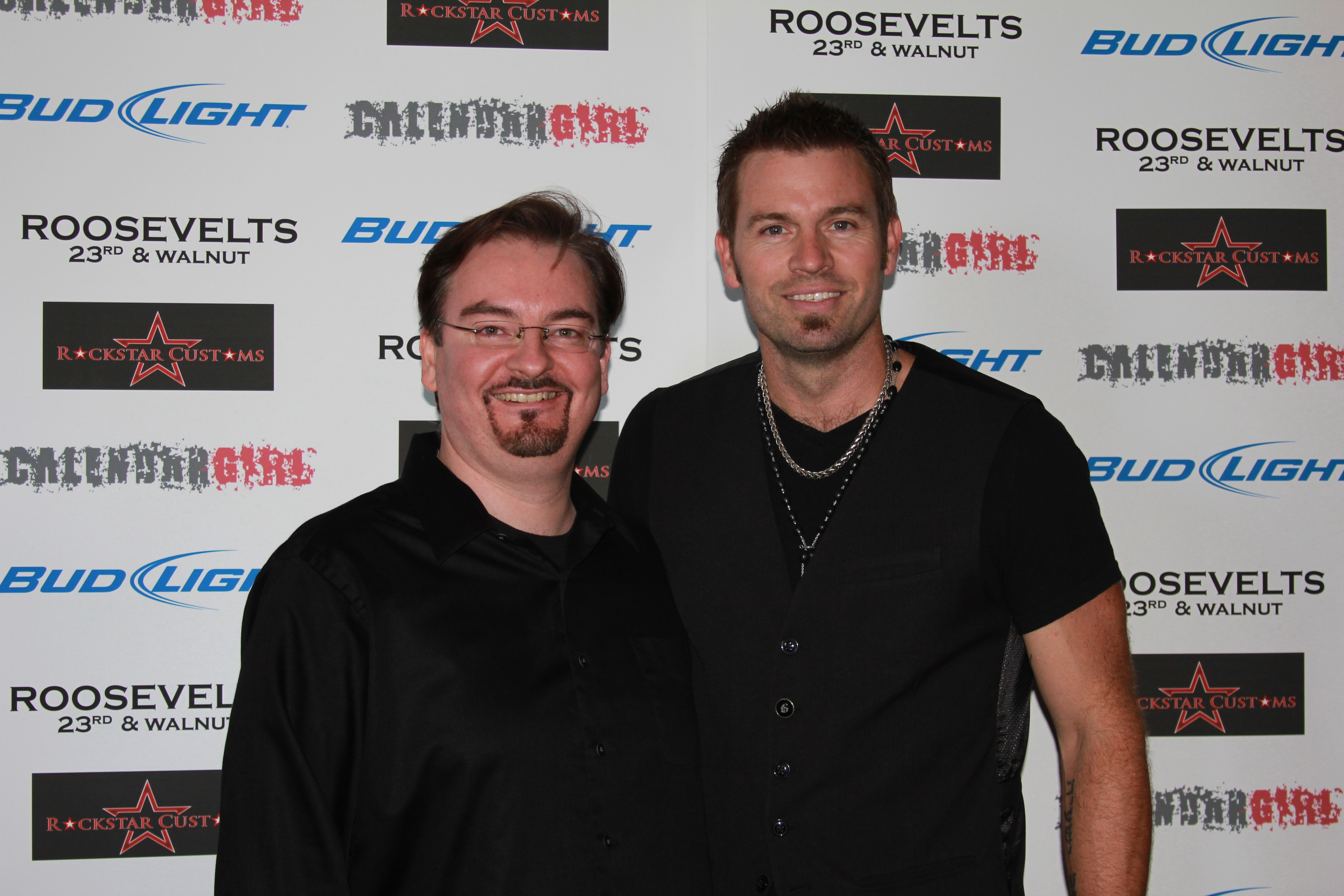 Ellis Walding and Brian O'Halloran at the Calendar Girl Movie Preview Party in Philadelphia