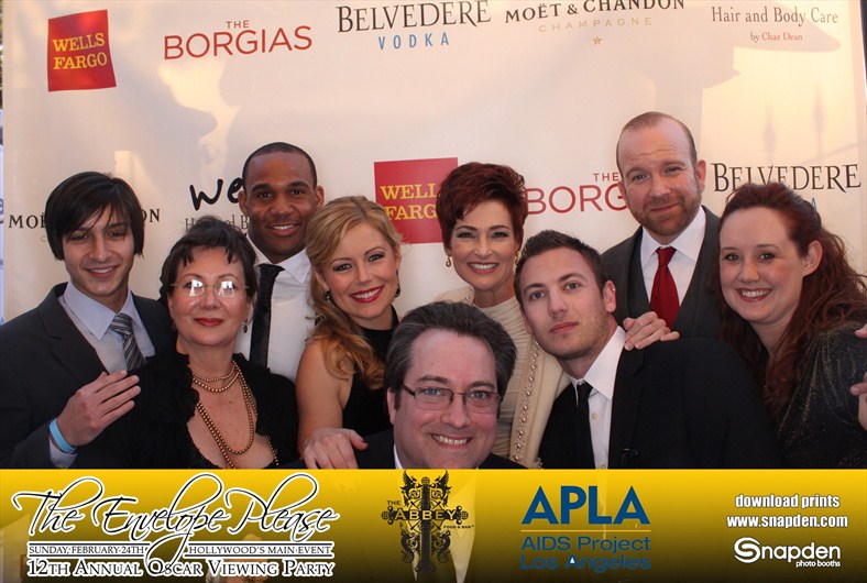 Some of the Lexicon PR family at the 2013 APLA 'The Envelope Please' Party.