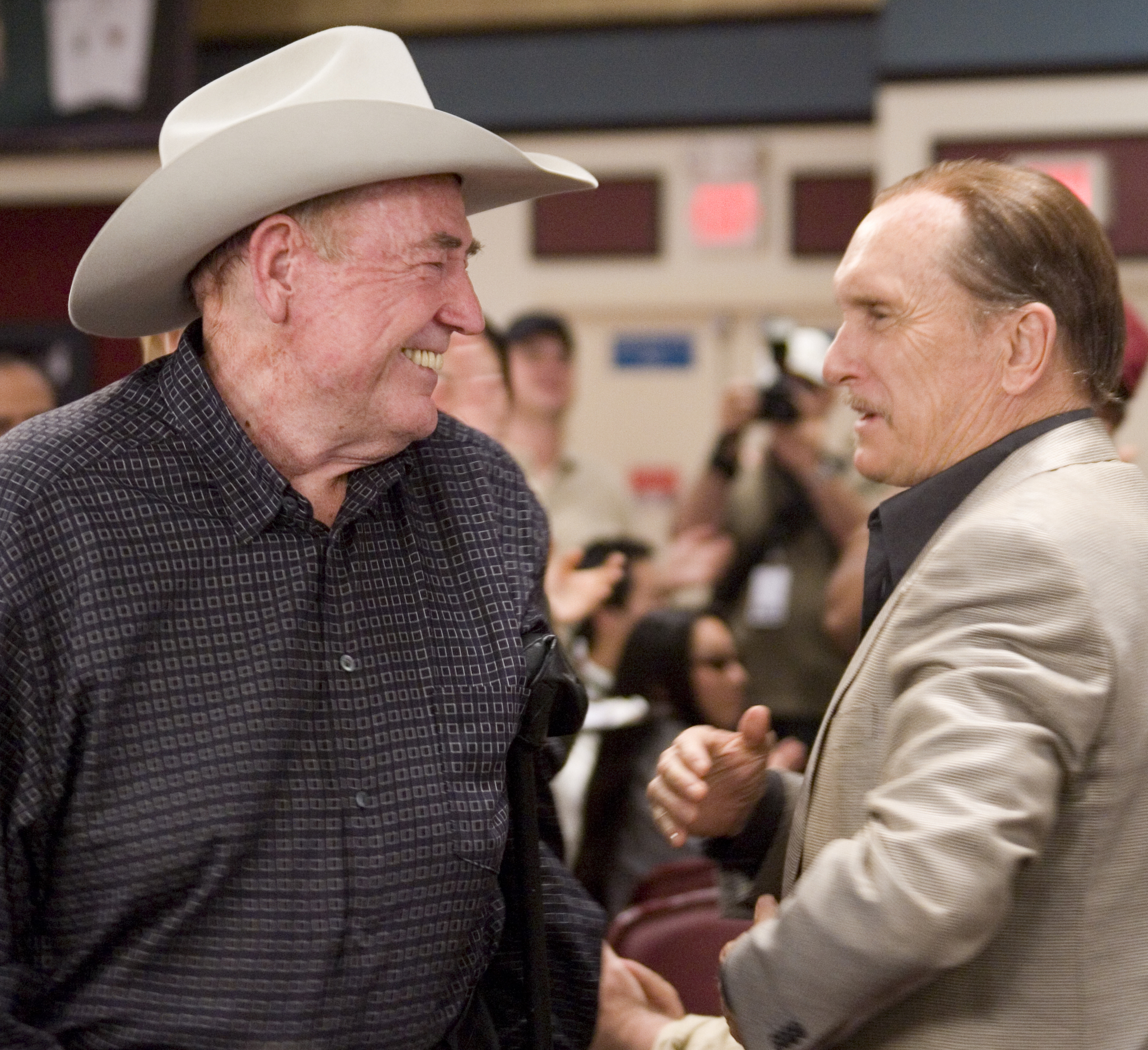 Still of Robert Duvall and Doyle Brunson in Lucky You (2007)