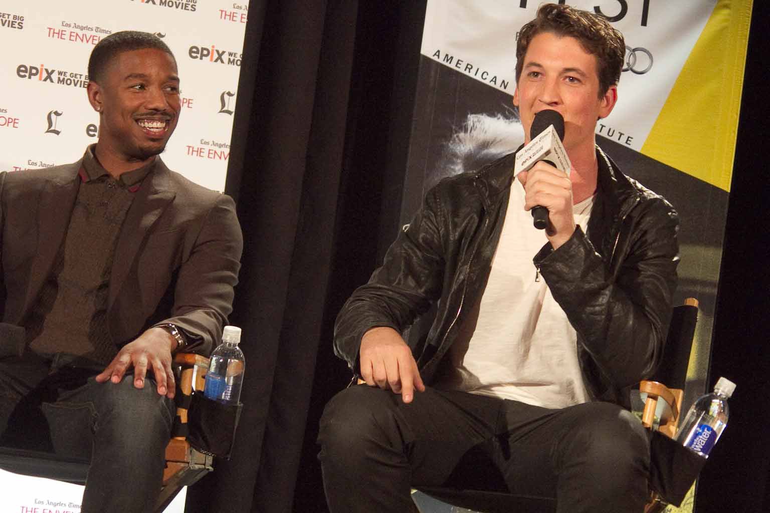 Michael B. Jordan and Miles Teller