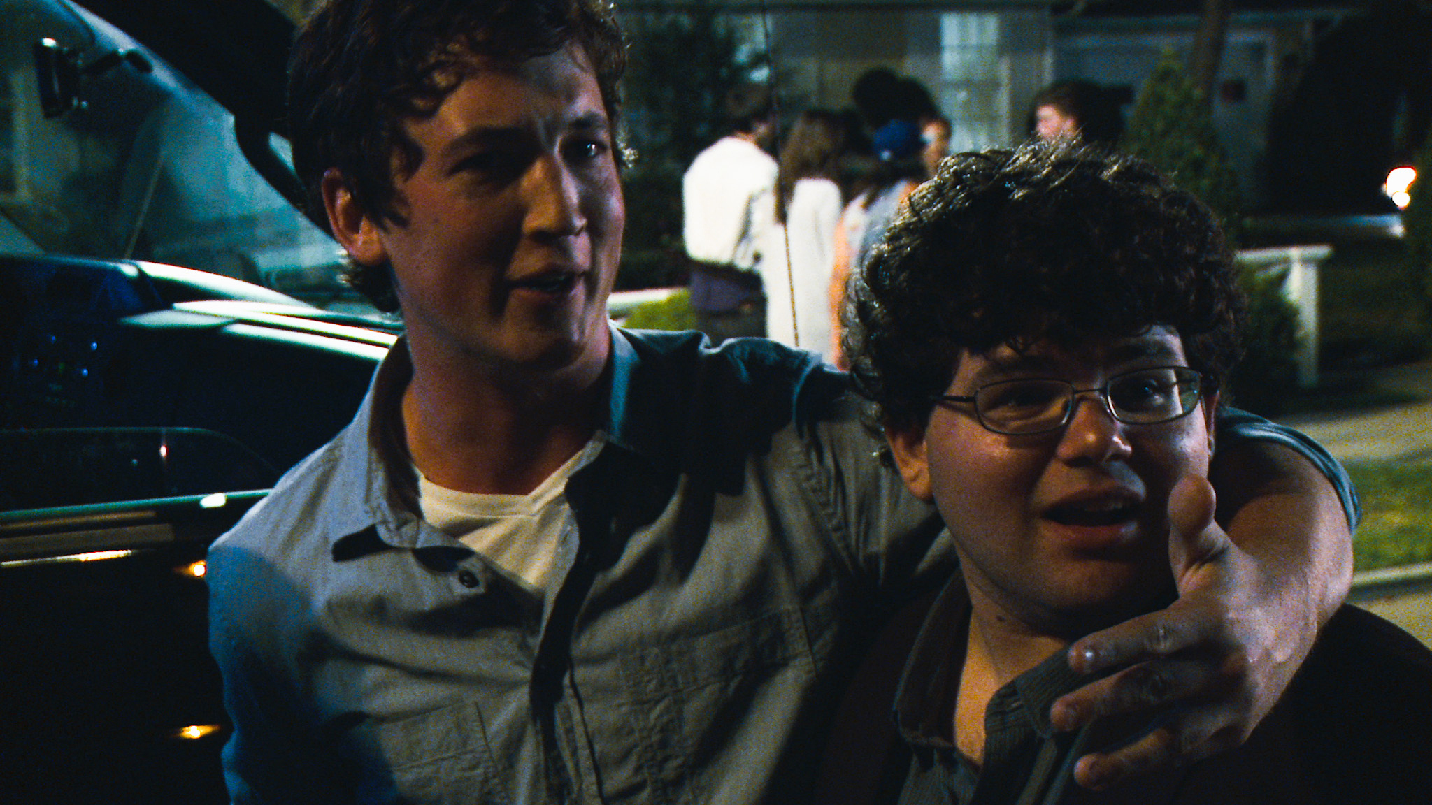 Still of Miles Teller and Jonathan Daniel Brown in Projektas X (2012)