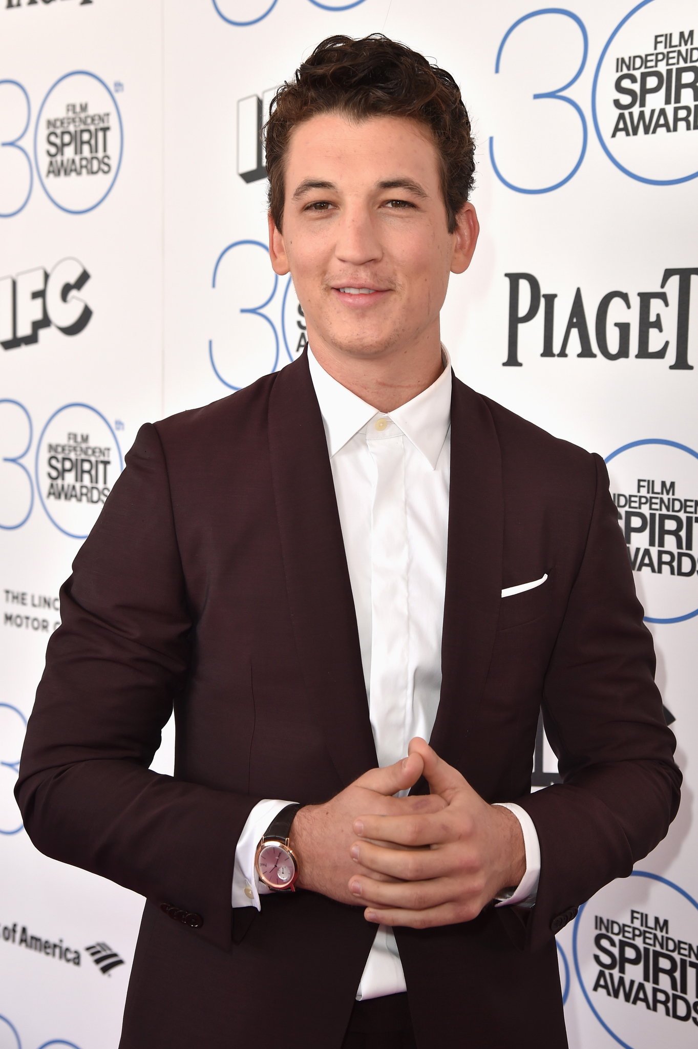 Miles Teller at event of 30th Annual Film Independent Spirit Awards (2015)