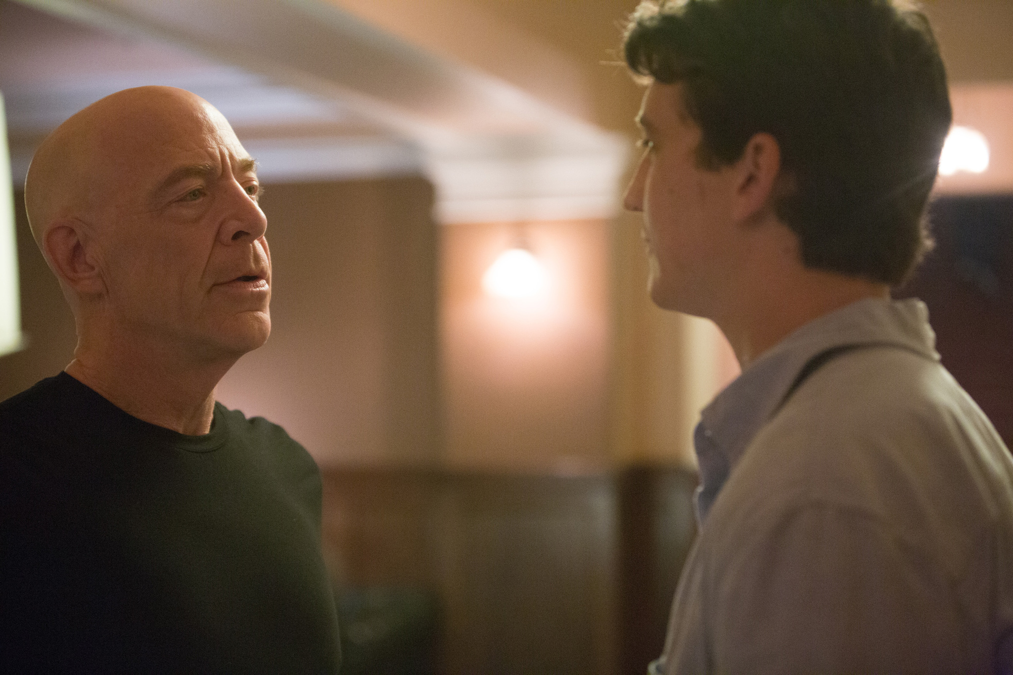 Still of J.K. Simmons and Miles Teller in Atkirtis (2014)