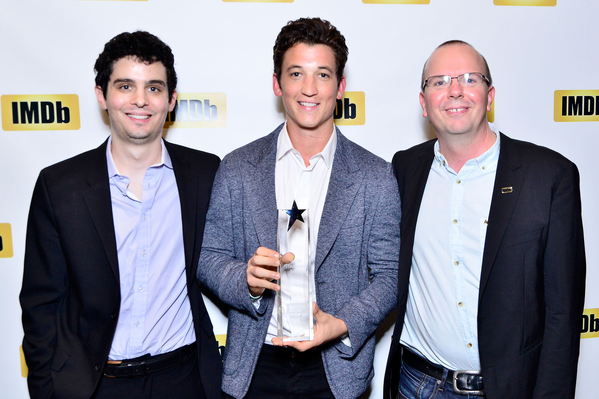 Col Needham, Miles Teller and Damien Chazelle