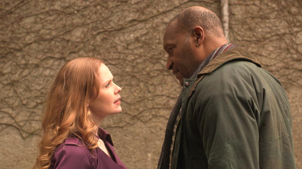 Cicely Tennant and Tony Todd in 'Dead of the Nite' 2012.