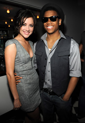 Jessica Stroup and Tristan Wilds