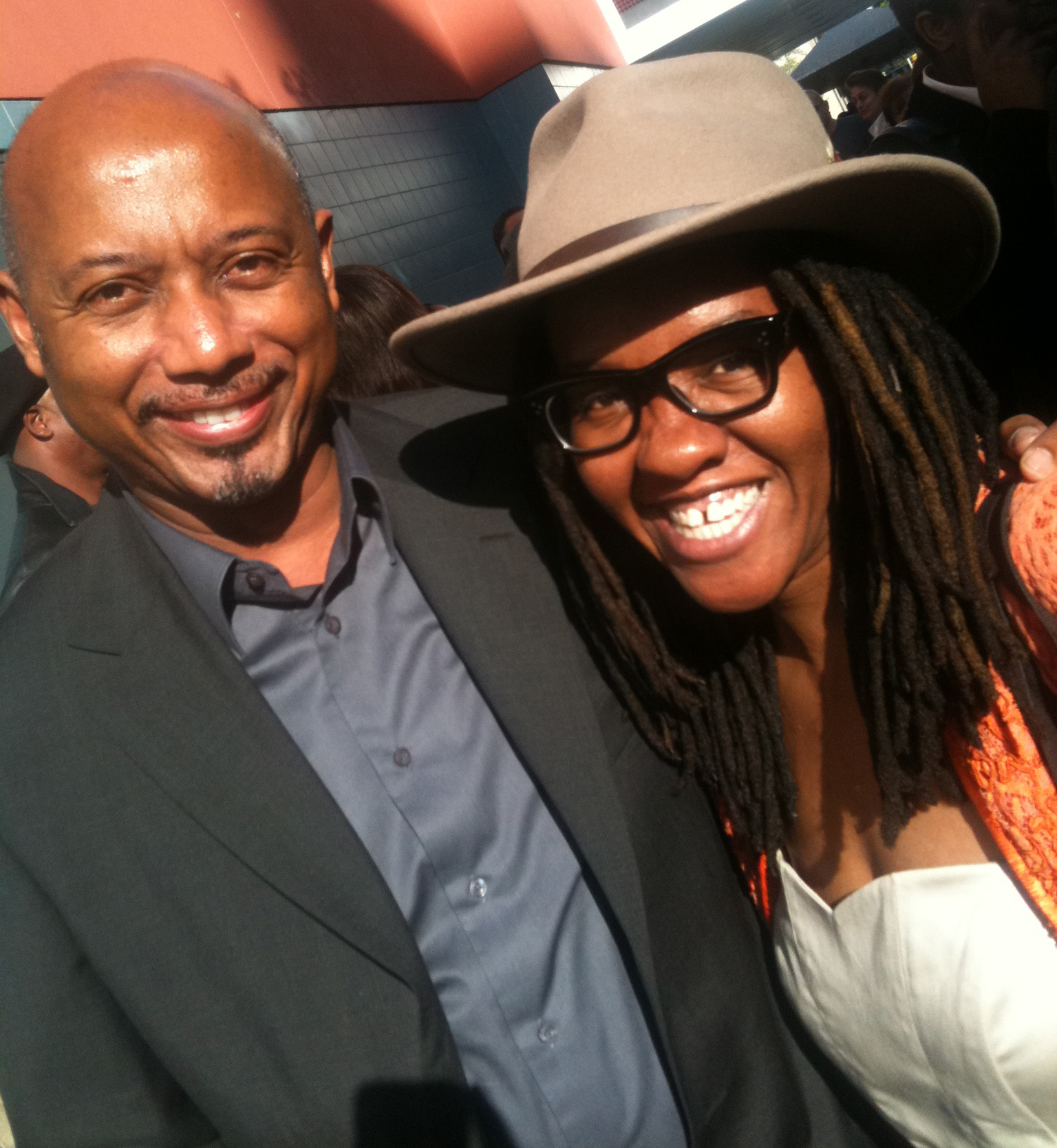 Easmanie Michel and Raoul Peck