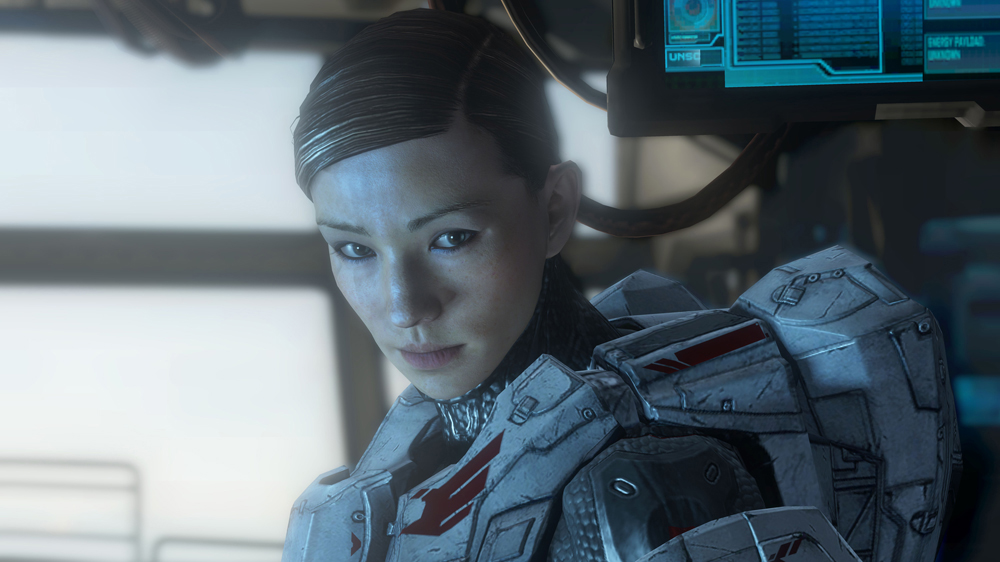 Vedette Lim as Sarah Palmer in Halo 4