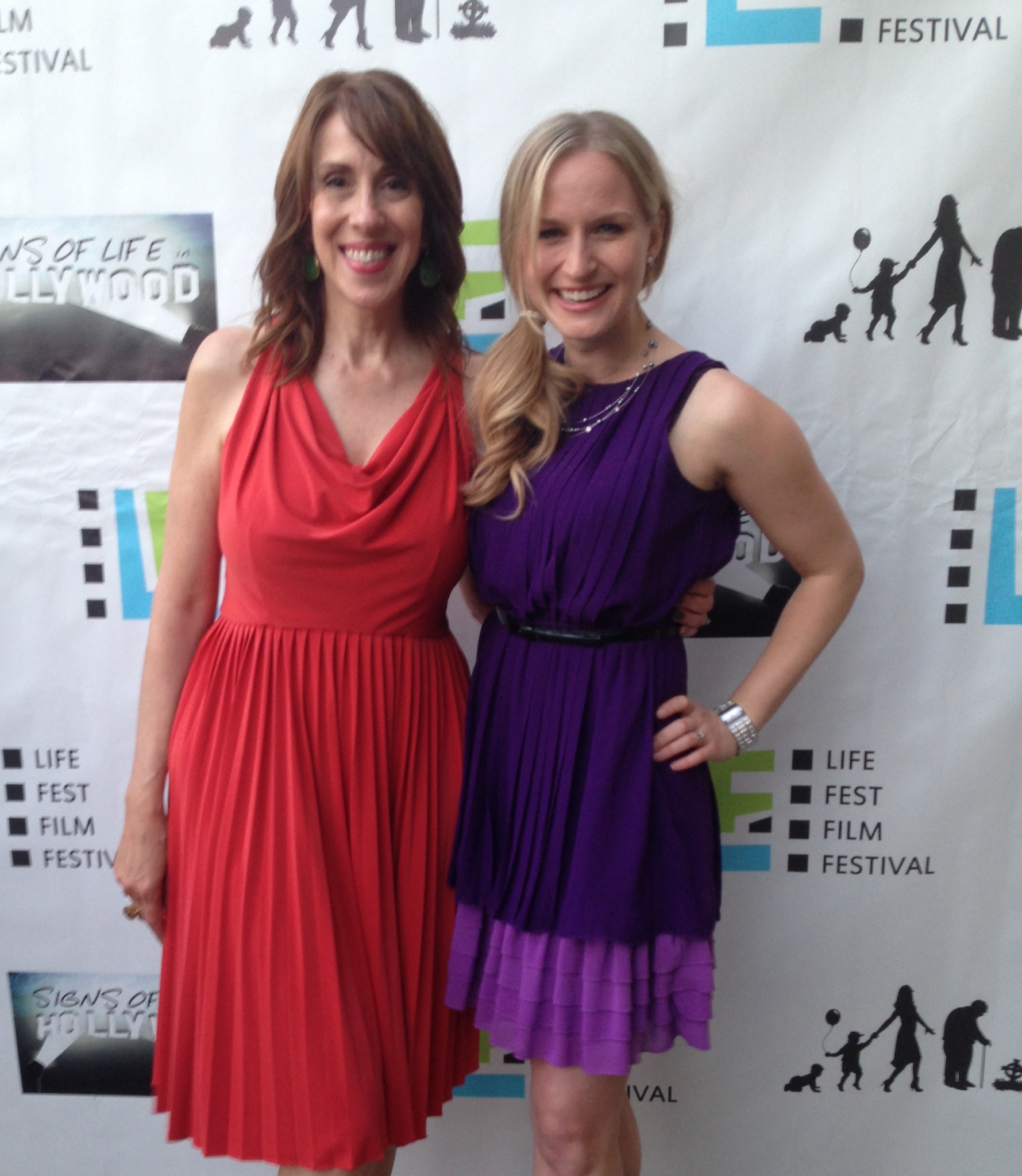 With Jenn Gotzen at LifeFest 2013 Hollywood