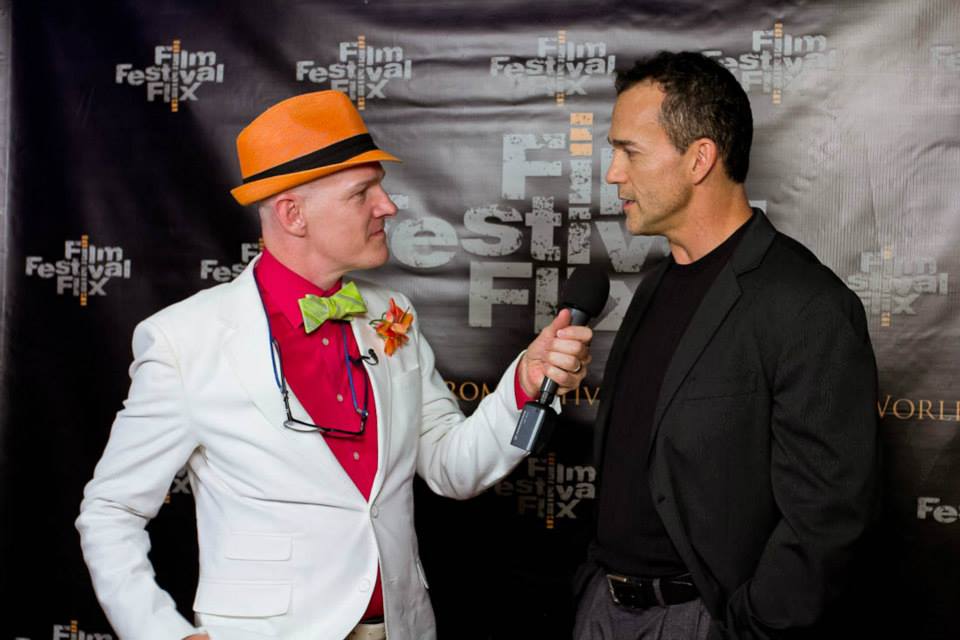 Actor, Matt Cinquanta arrives at L.A. Live's Regal Cinemas for the Red Carpet Screening of 'The Holy Land of Tyrol' in Los Angeles, November 13, 2013.