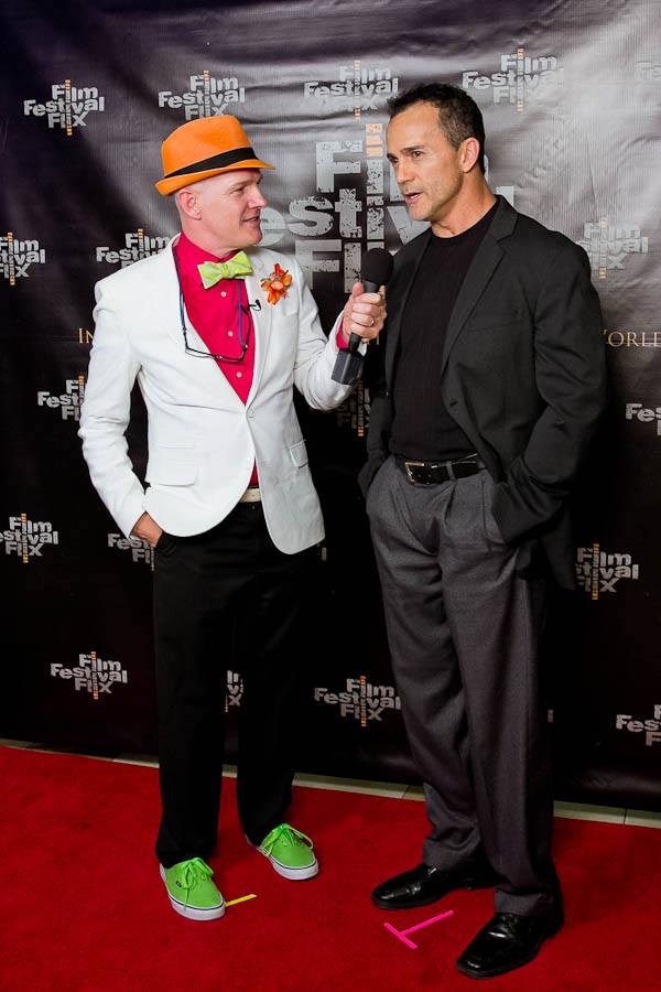 Actor, Matt Cinquanta arrives at L.A. Live's Regal Cinemas for the Red Carpet Screening of 'The Holy Land of Tyrol' in Los Angeles, November 13, 2013.