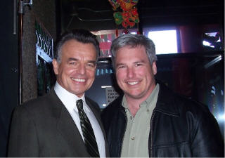 On set with Ray Wise