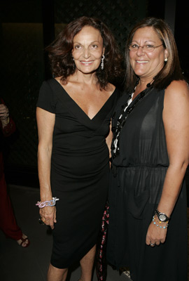 Diane von Fürstenberg and Fern Mallis