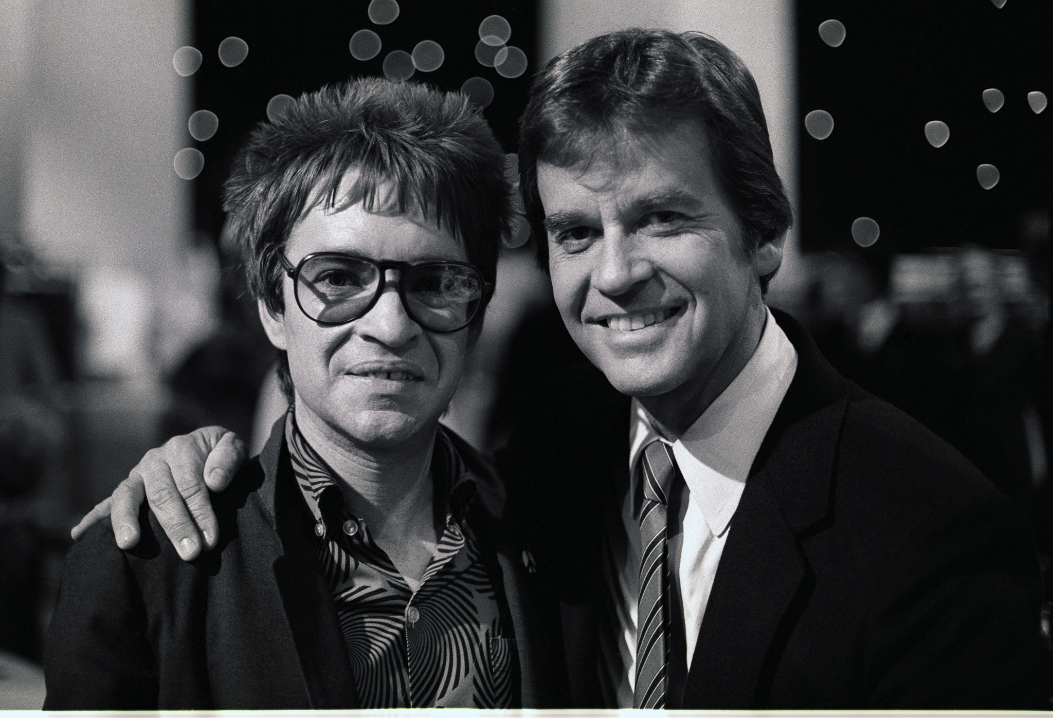 Rodney Bingenheimer and Dick Clark