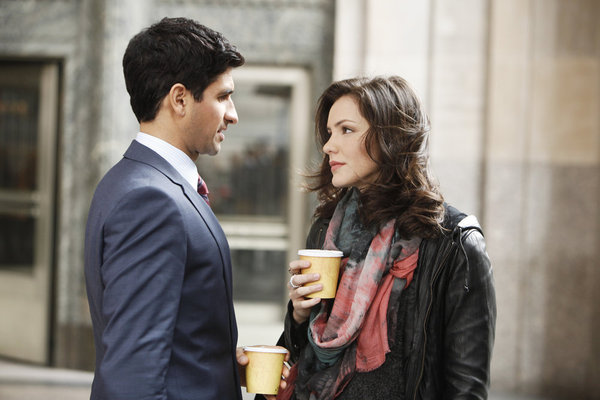 Still of Raza Jaffrey and Katharine McPhee in Smash (2012)