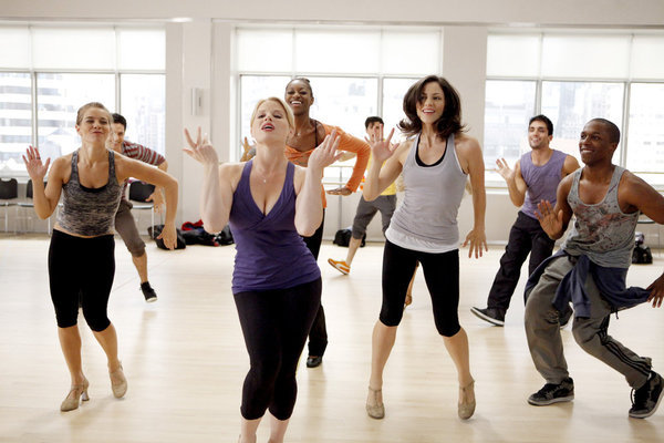 Still of Leslie Odom Jr., Katharine McPhee, Megan Hilty, Savannah Wise and Jenny Laroche in Smash (2012)