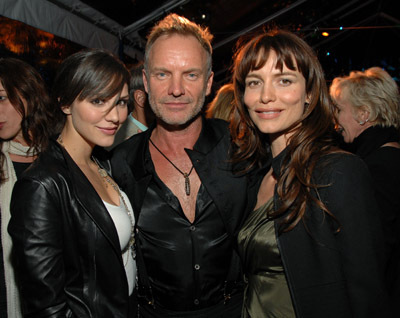 Sting, Saffron Burrows and Katharine McPhee