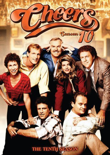 Kirstie Alley, Woody Harrelson, Ted Danson, Kelsey Grammer, John Ratzenberger, George Wendt and Rhea Perlman in Cheers (1982)