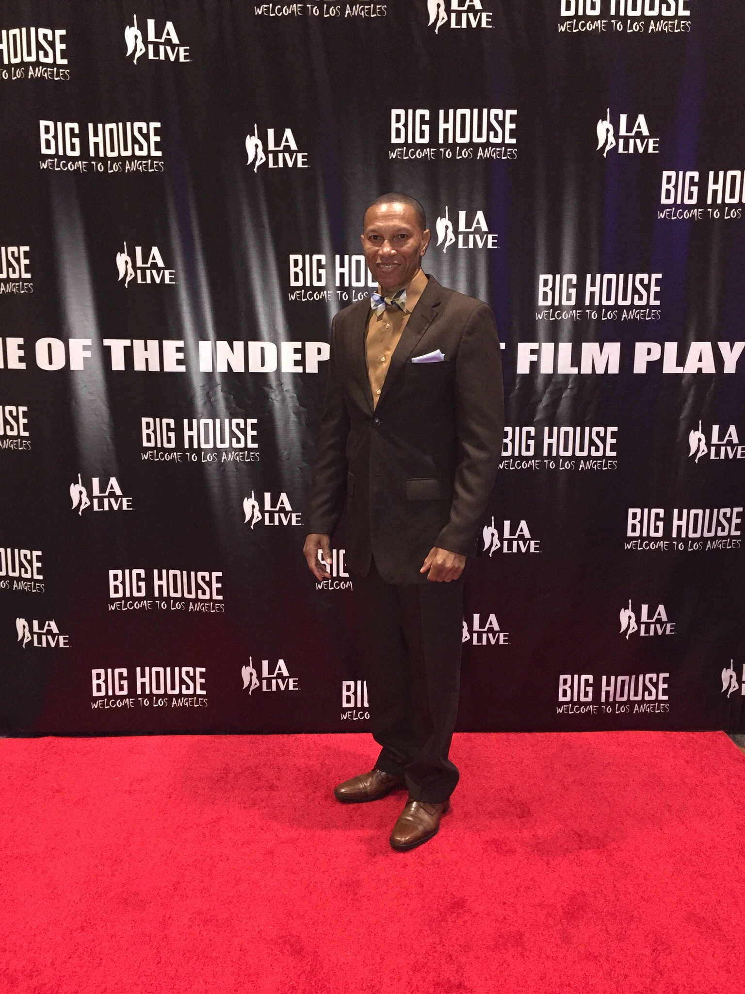 Freddie De Grate at Big Cross LA Film Festival for Foreclosure movie