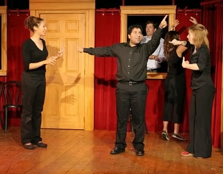 Live on stage as a resident performer at The Second City Studio Theatre in Hollywood