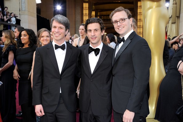 Marshall Curry, Sam Cullman and Matthew Hamachek at the 84th Annual Academy Awards.