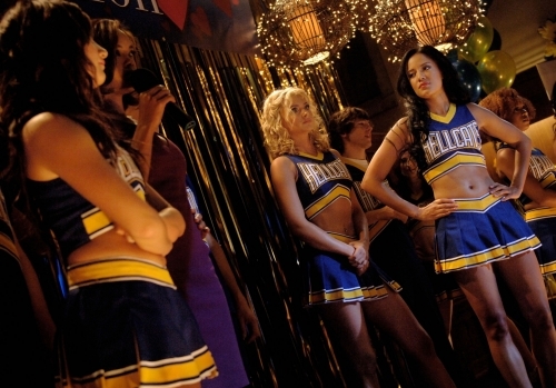 Still of Sharon Leal, Ashley Tisdale, Aly Michalka and Heather Hemmens in Hellcats (2010)