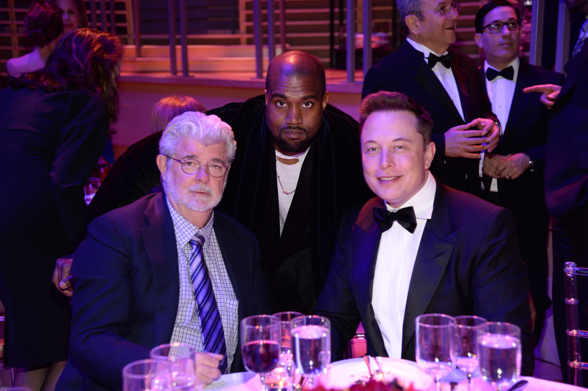 George Lucas, Kanye West and Elon Musk