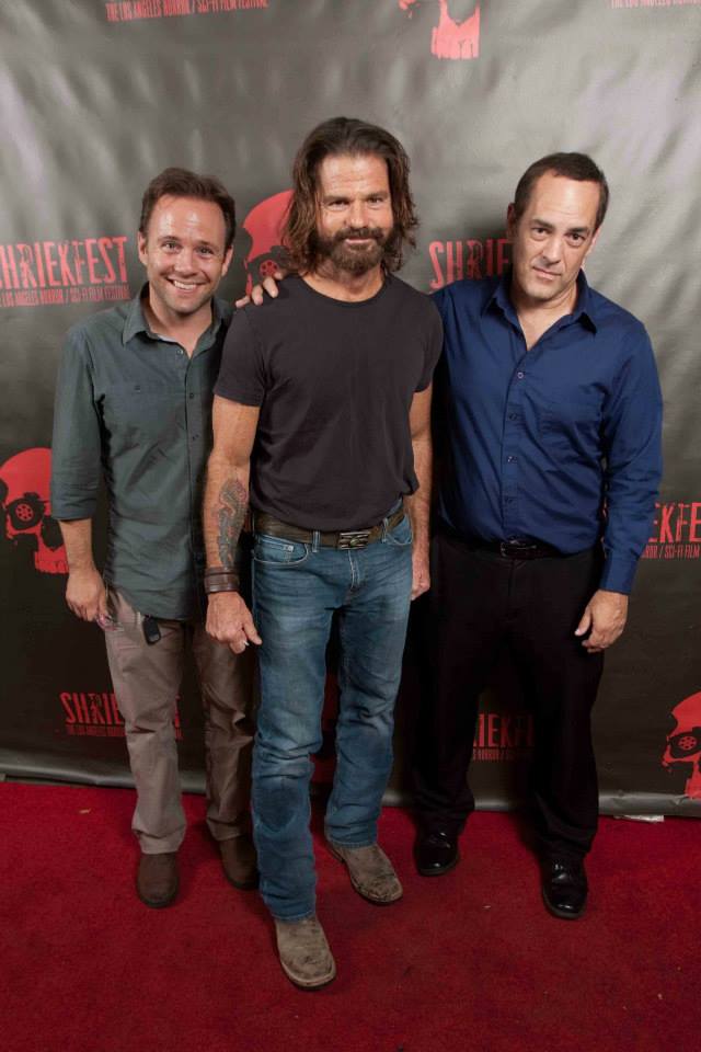 At Shriekfest 2014 opening night with Patrick O'Bell and Jonathan Eisley