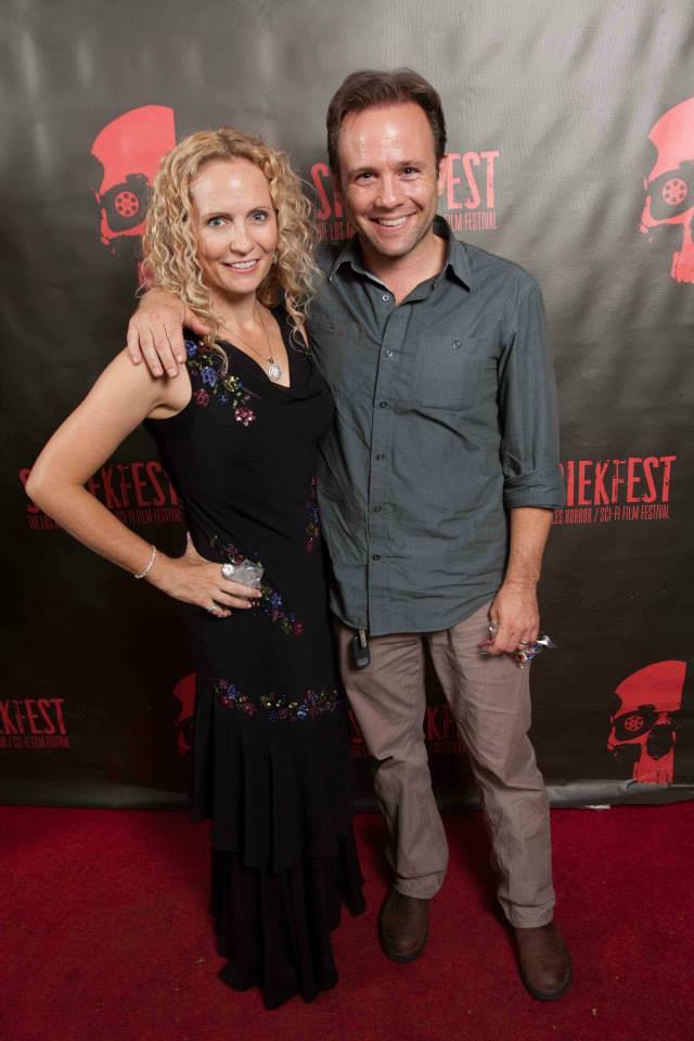 with Denise Gossett at Shriekfest 2014 opening night