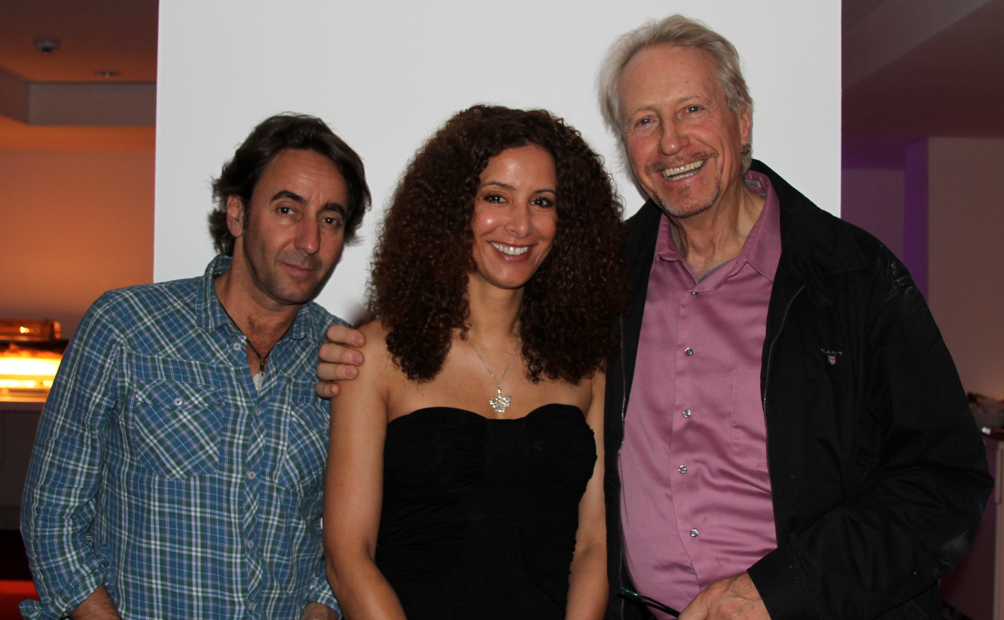 Dieter Landuris, Yvonne Maria Schaefer, Reiner Schone at the wrap party, for the Movie 