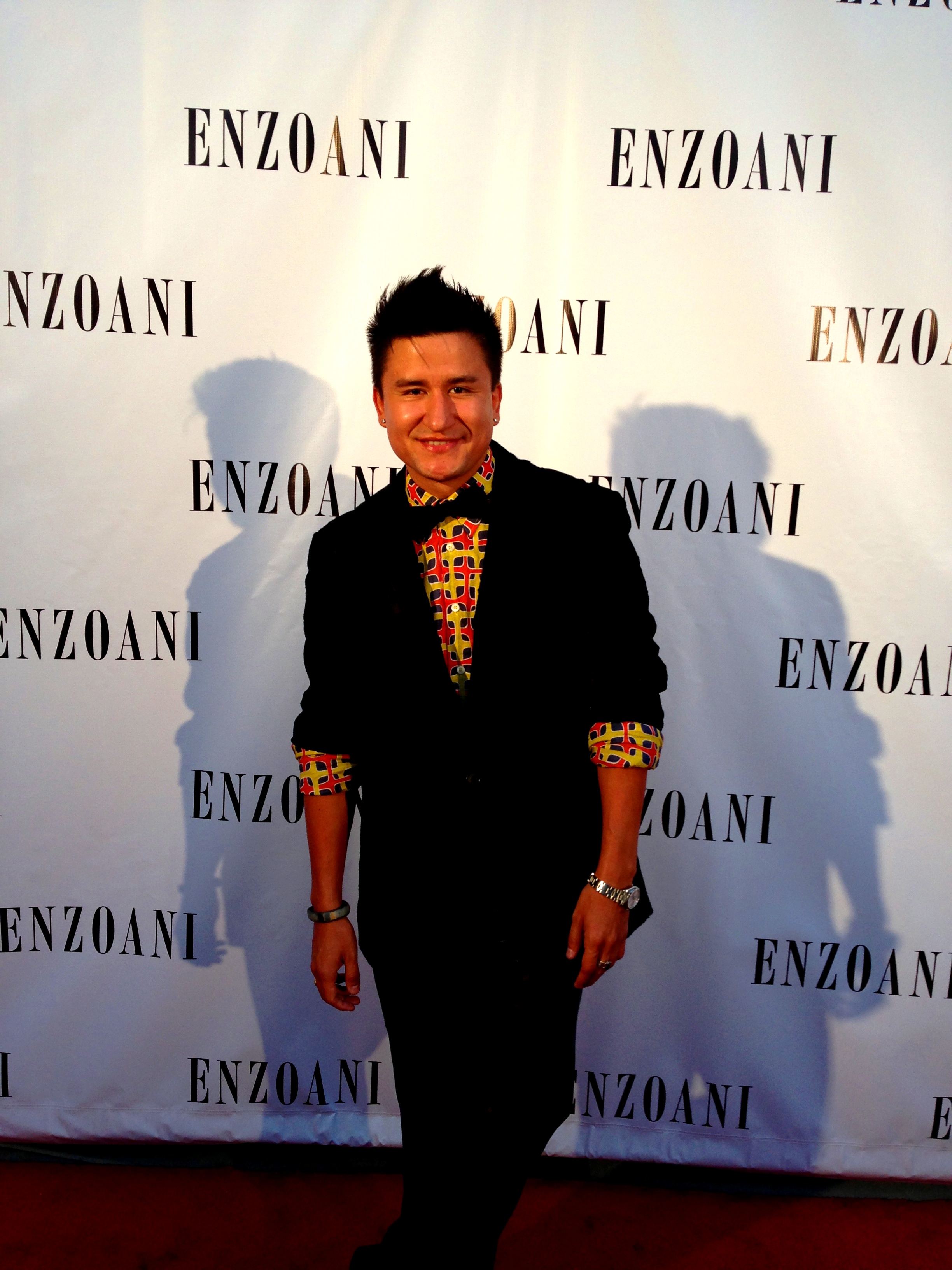 On the Red-Carpet at the Enzoani 2013 Private Fashion Show in Newport Beach, CA.