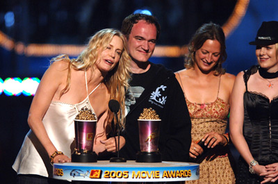 Quentin Tarantino, Daryl Hannah, Monica Staggs and Zoë Bell