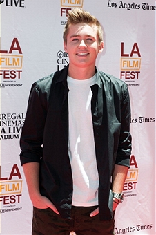 Actor Brennan Bailey arrives at the LA Film Festival Premiere Los Angeles, Ca. June 14, 2014