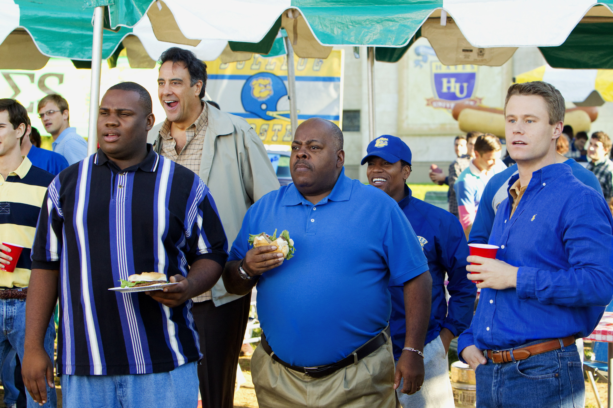 Still of Reginald VelJohnson, Brad Garrett, D.L. Hughley, Eric Nenninger and James Earl in Glory Daze (2010)