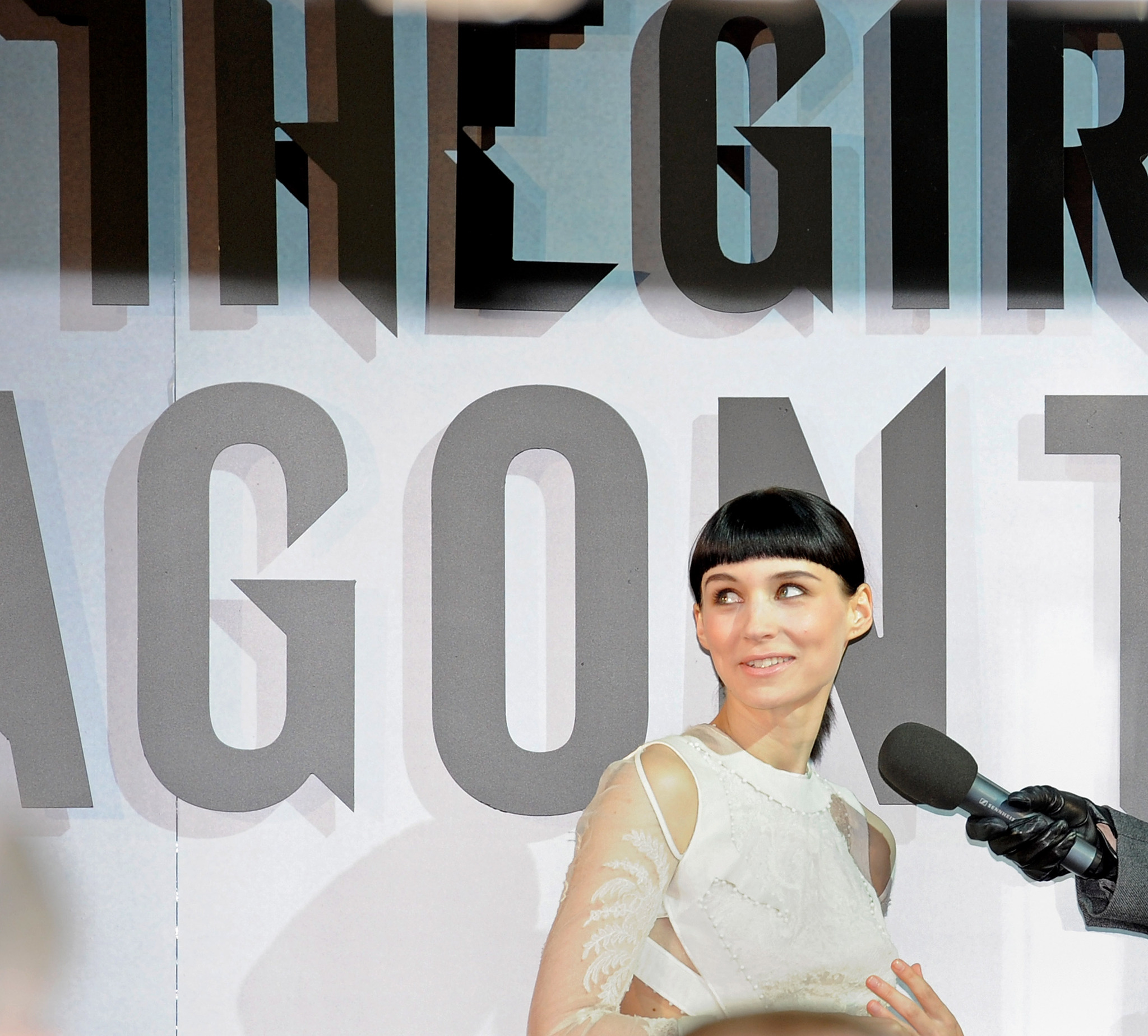 Rooney Mara at event of Mergina su drakono tatuiruote (2011)