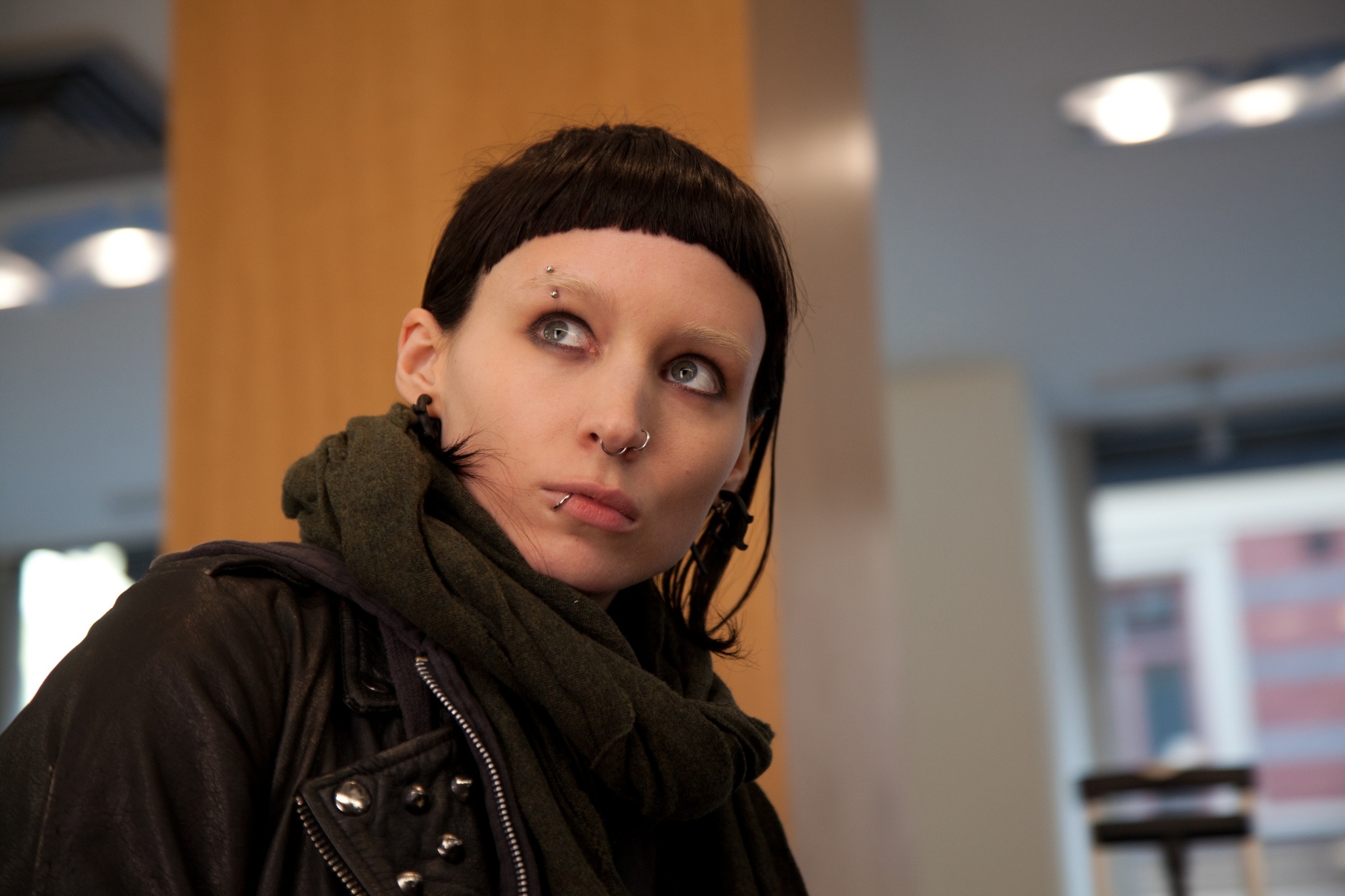 Still of Rooney Mara in Mergina su drakono tatuiruote (2011)