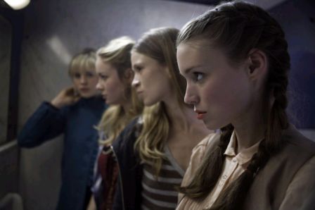 Still of Brie Larson, Amy Ferguson, Rooney Mara and Georgia King in Tanner Hall (2009)