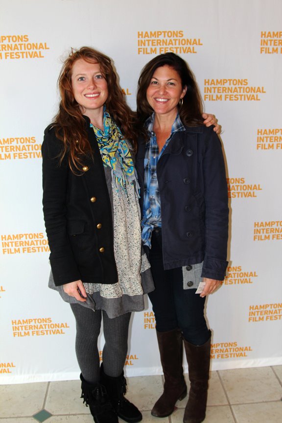 Dana Segal and Samantha Ruddock at The Hamptons International Film Festival