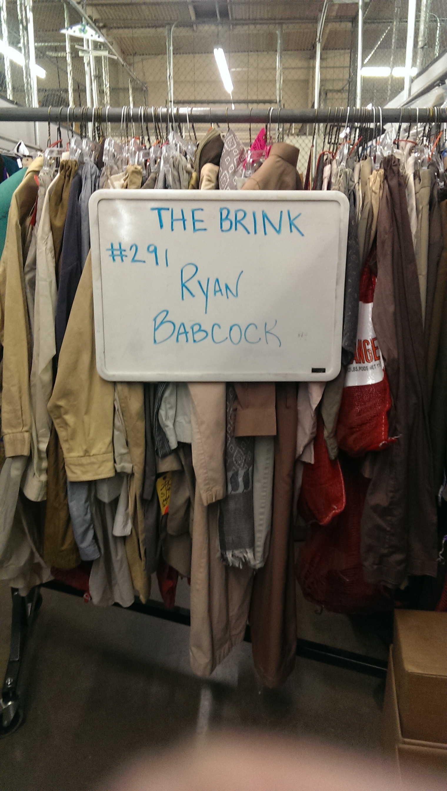 Ryan Babcock wardrobe rack for 