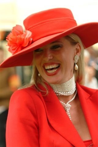 Her Royal Highness attending the races at Ascot, England. (2005)