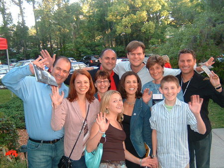 Premiere at Florida Film Festival with wife Deborah, actors Skye & Erik, director Ben, producer Todd, and friends from Brazil (April 16, 2005)