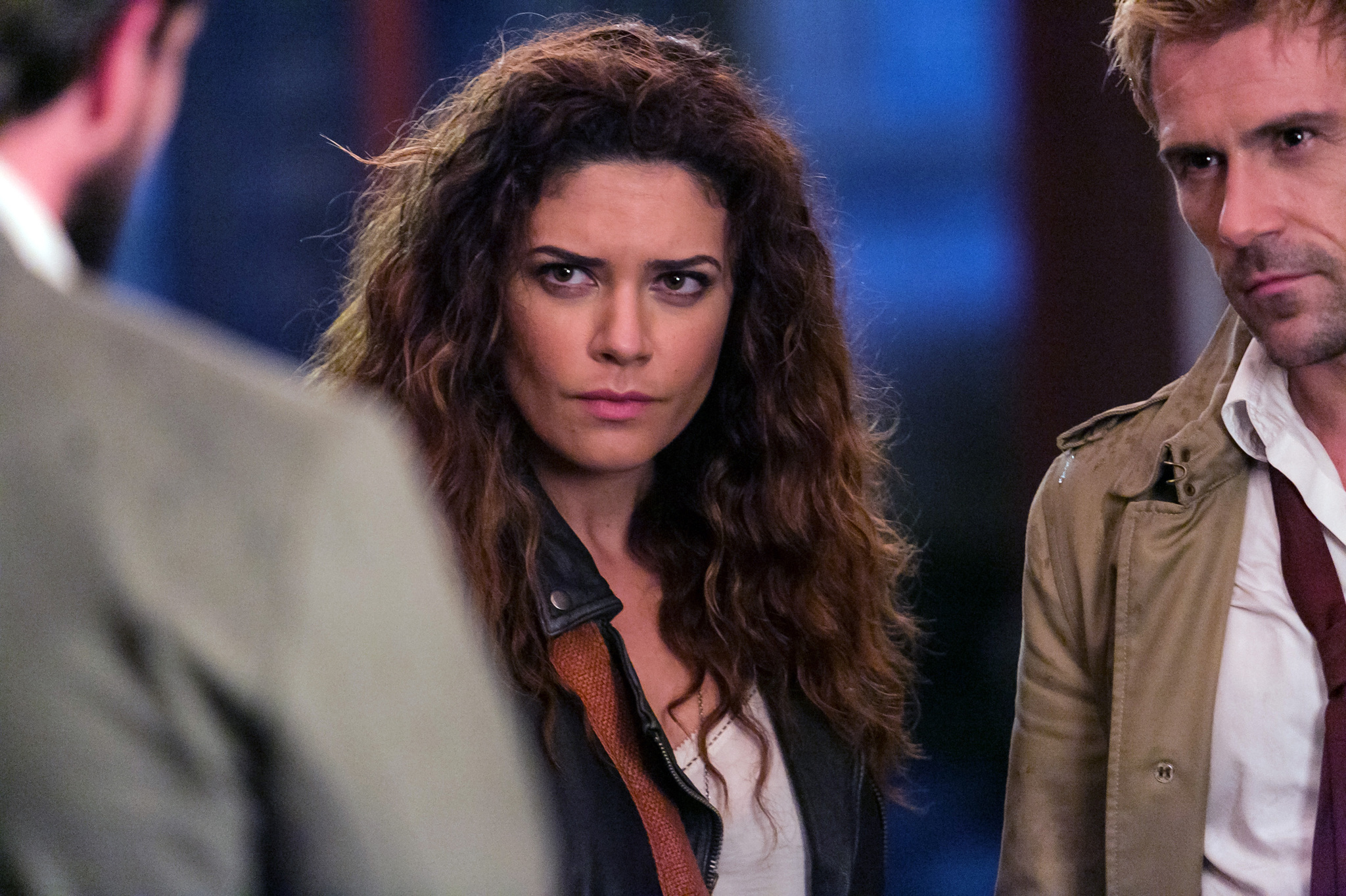 Still of Matt Ryan and Angélica Celaya in Constantine (2014)