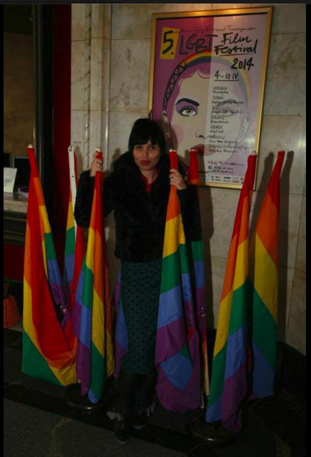 IFF LGBT Poland 2014, Marta Konarzewska at Kinoteka in Warsaw