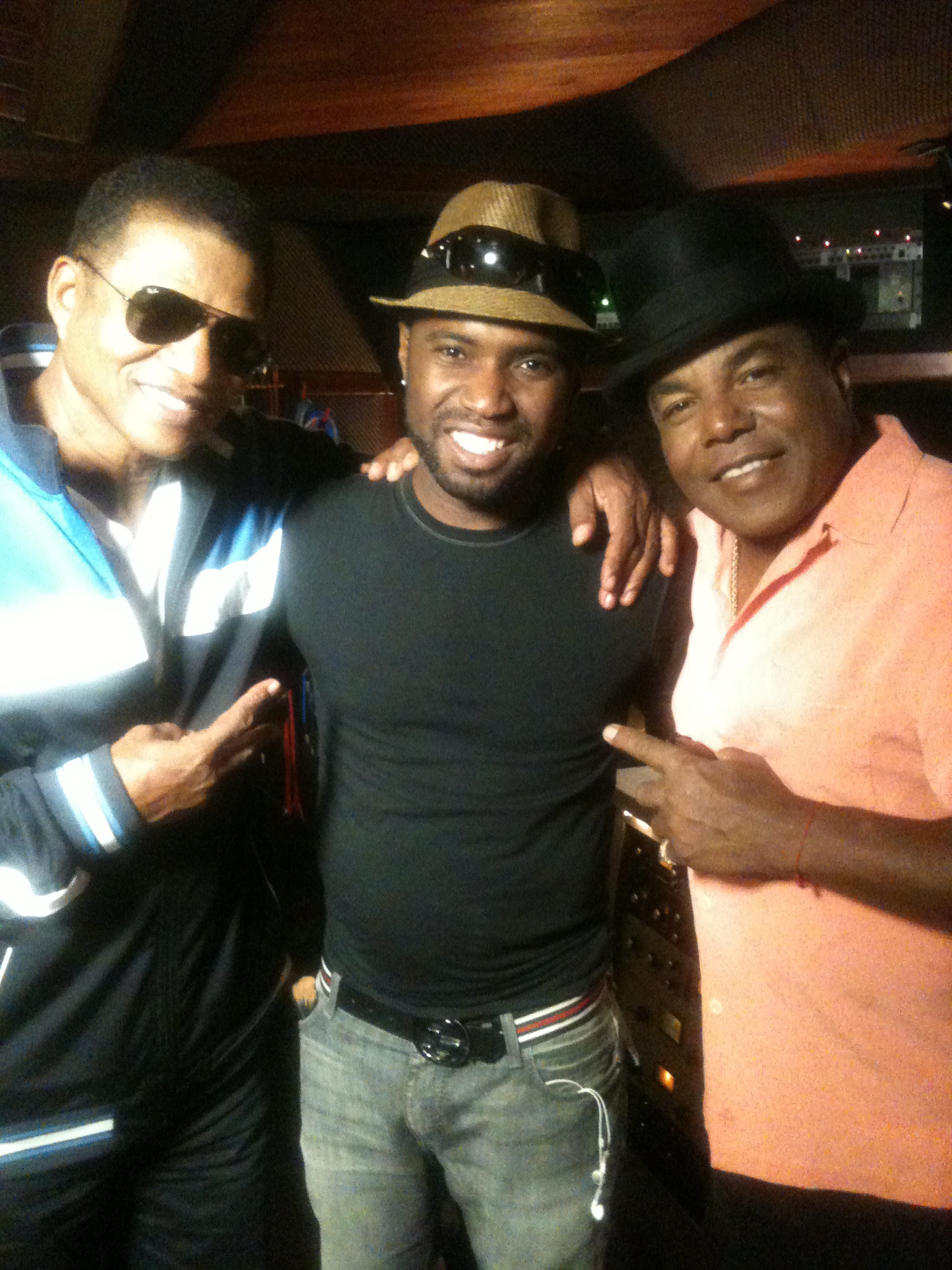 The Jackson 2 Me Tito and Marlon after a shoot