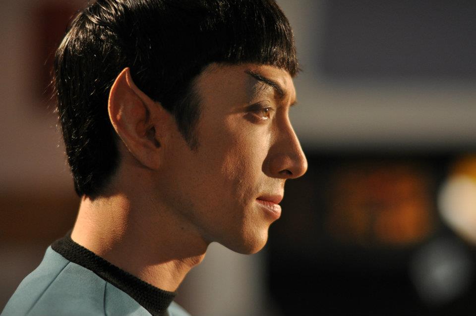 As Spock in the award winning web series, Star Trek Continues